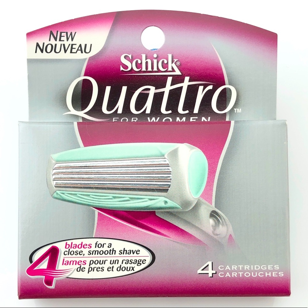 Schick Quattro For Women 4 Cartridges Refill Pack